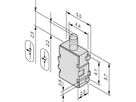 Microrupteur SCHROFF pour AMC Carrier Mechanics, normalement fermé