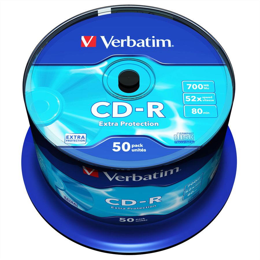 Verbatim CD-R Spindle 700MB 52x 50 Pack