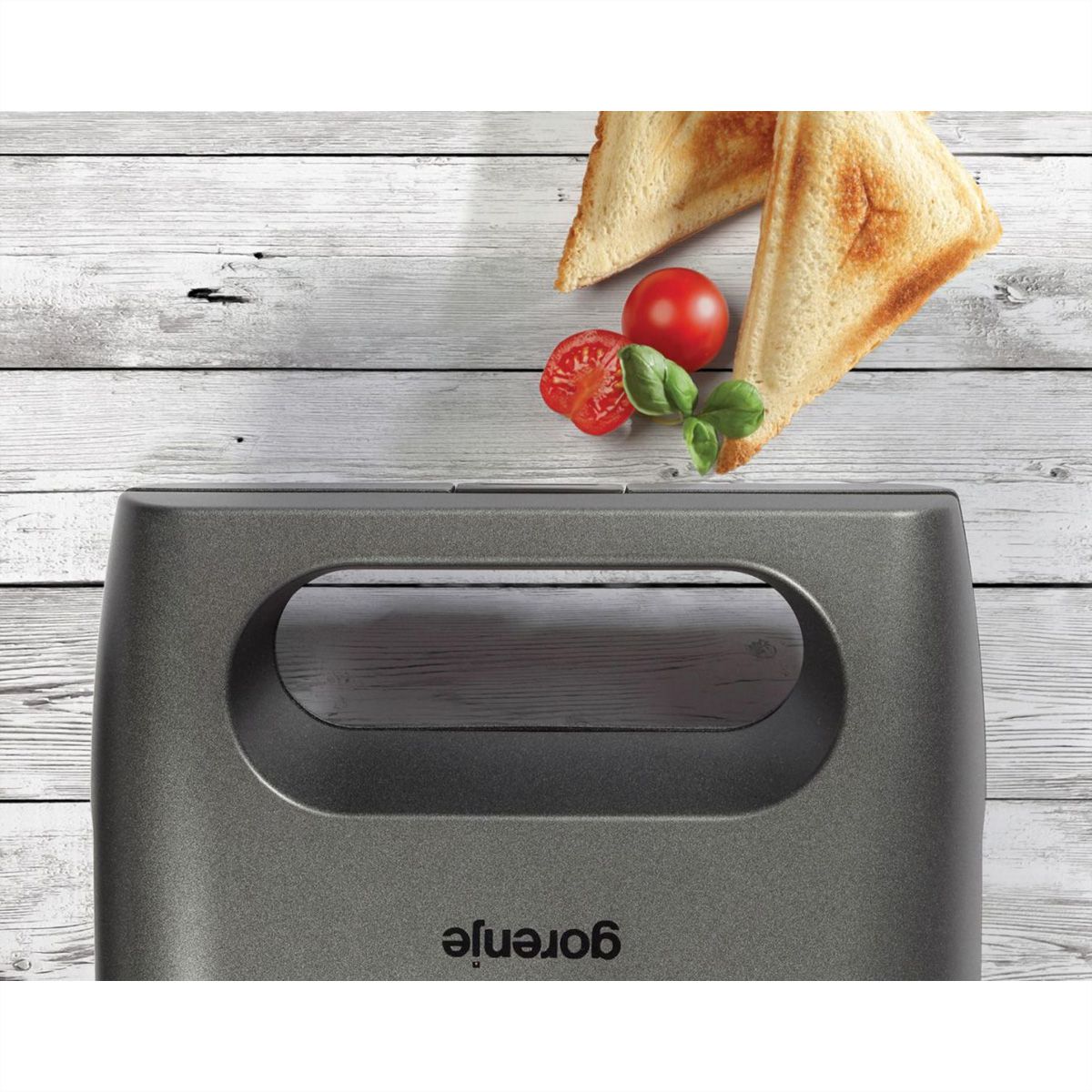**Retoure**Gorenje Appareil à sandwich SM703GCG, 700 W, argent