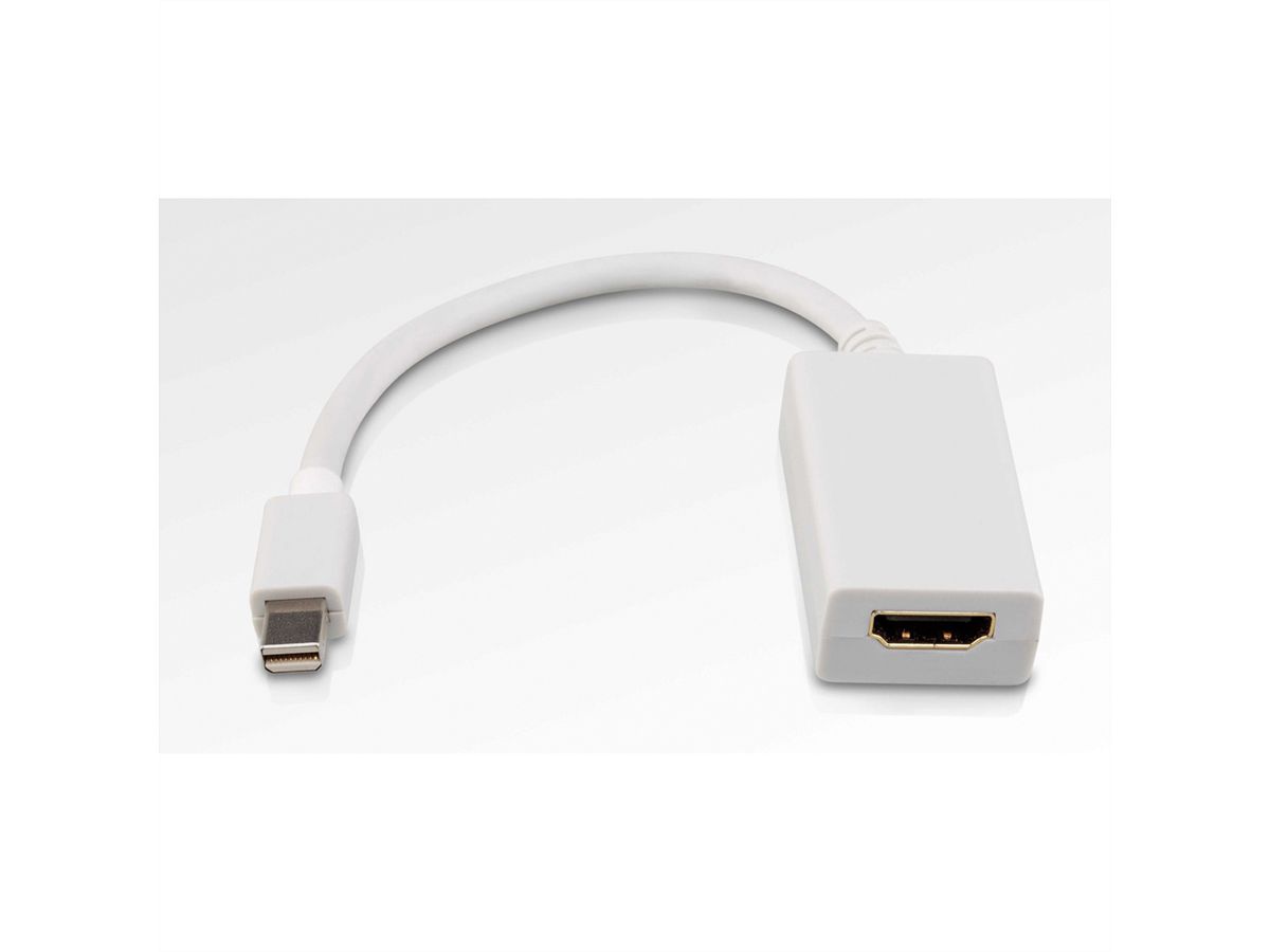 ROLINE Mini DisplayPort-HDMI Adapter, v1.2, Mini DP ST - HDMI BU, Aktiv