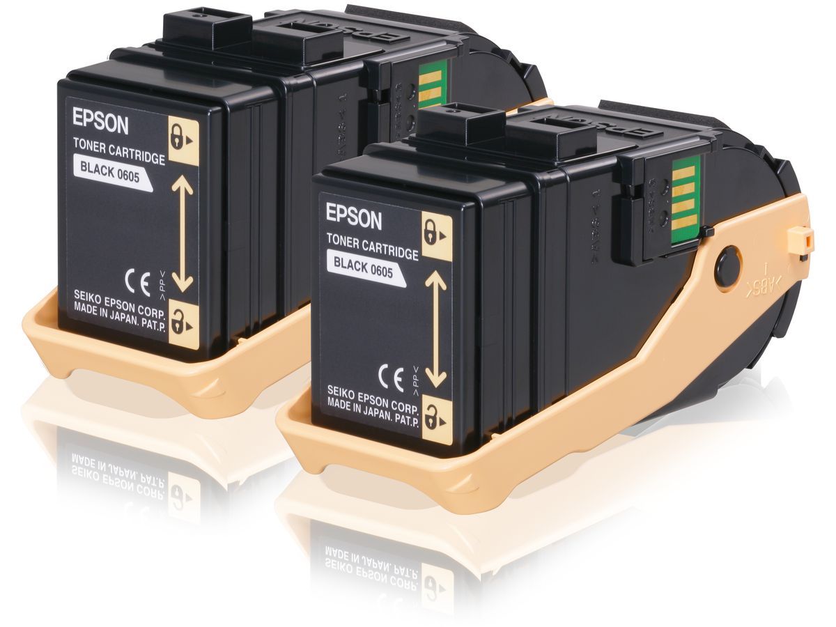 Epson Pack 2 Toners Noir (2 x 6 500 p)