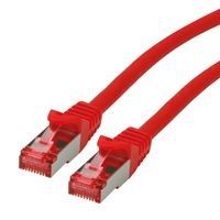 Cordon ROLINE S/FTP(PiMF) Cat.6, LSOH, Component Level, rouge, 0,3 m