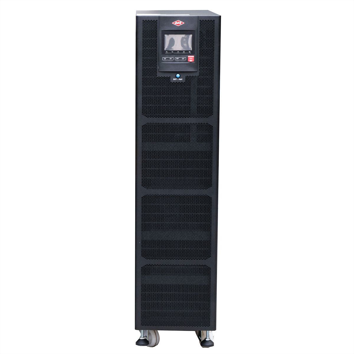 AEC IST7 40kVA - Online Tower USV –  160x 9Ah Batterien – 8 Min. Autonomie bei 100% Last, mit internen Batterien – 80x 9Ah LL & externer Batterieschrank BB4 mit 80x 9Ah LL