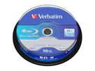 Verbatim BD-R Spindle 25GB 6x 10 Pack