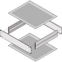 SCHROFF Abdeckbleche - ABDECKBLECH 340T PERFORIERT