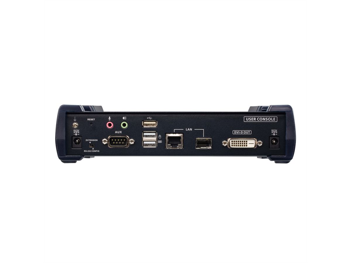 ATEN KE6910R Système d'extension KVM 2K DVI-D Dual Link sur IP, récepteur