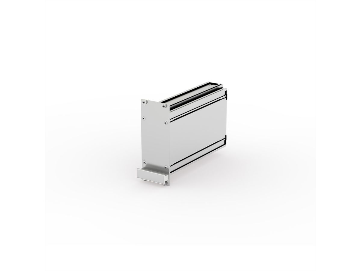 SCHROFF Unité enfichable PRO, capot lisse, 1 connecteur, 3 U, 10 HP, 167 mm