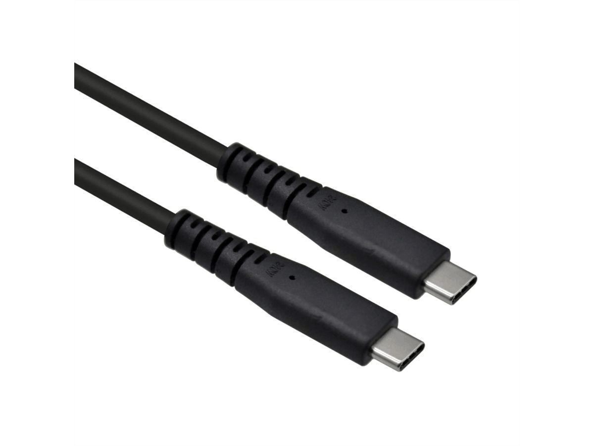 ROLINE USB4 Gen2x2 Kabel, C–C, ST/ST, 4K UHD-1, 20Gbit/s, 240W, schwarz, 3 m