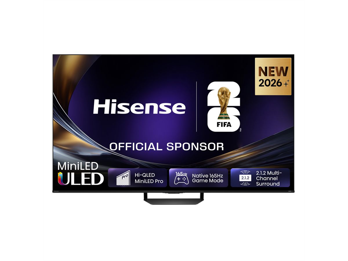 Hisense TV 65U7DS PRO 65", Mini-LED 4K, 165Hz, 3000 Nits