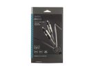 Câble audio optique Nedis, 2x Toslink, ST/ST, gris, 3 m