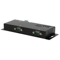 EXSYS EX-6122-2 Ethernet vers 2x RS-232/422/485 avec connecteur 9 broches, avec logiciel Virtual Com