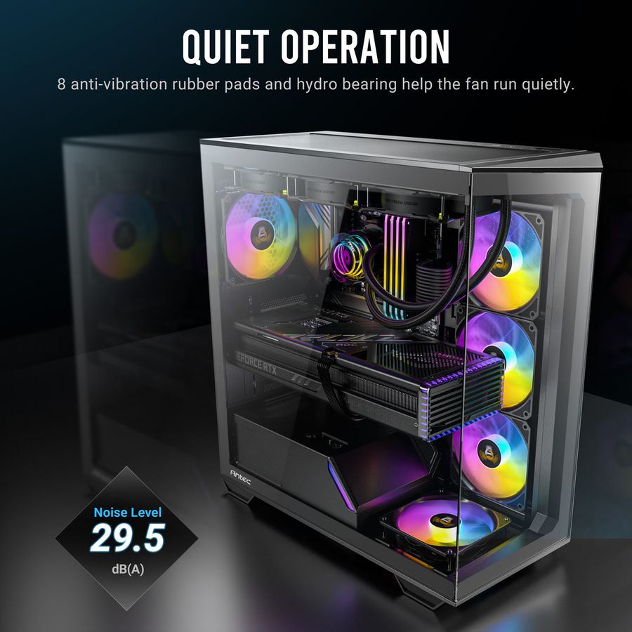 ANTEC P12R PWM ARGB REVERSE Fan PC Gehäuselüfter, schwarz