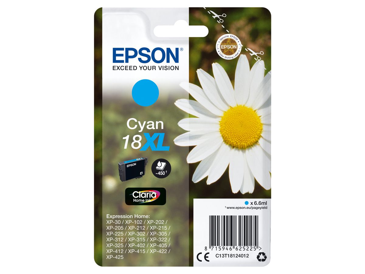 Epson Daisy Cartouche "Pâquerette" 18XL - Encre Claria Home C