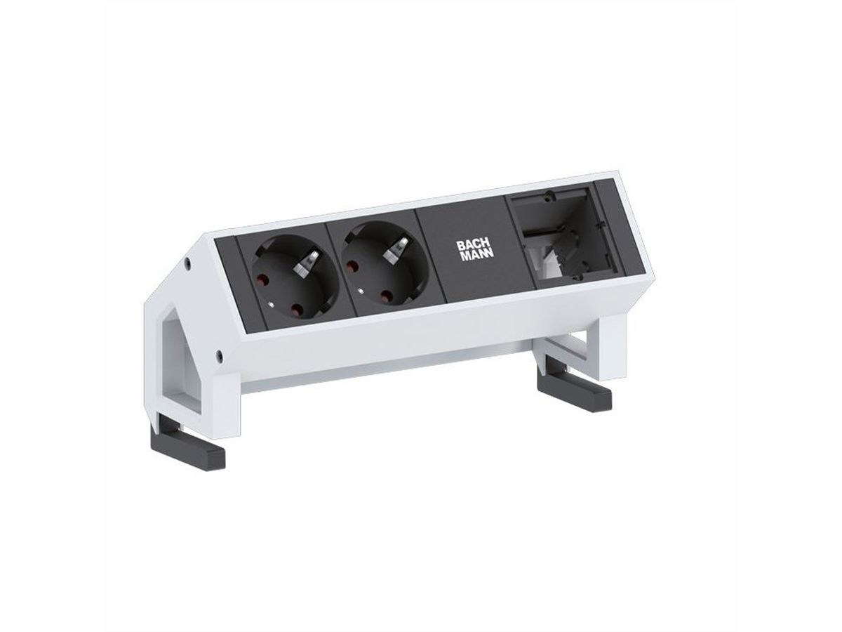 BACHMANN DESK2 2x contact de protection 1x ABD GST18, blanc