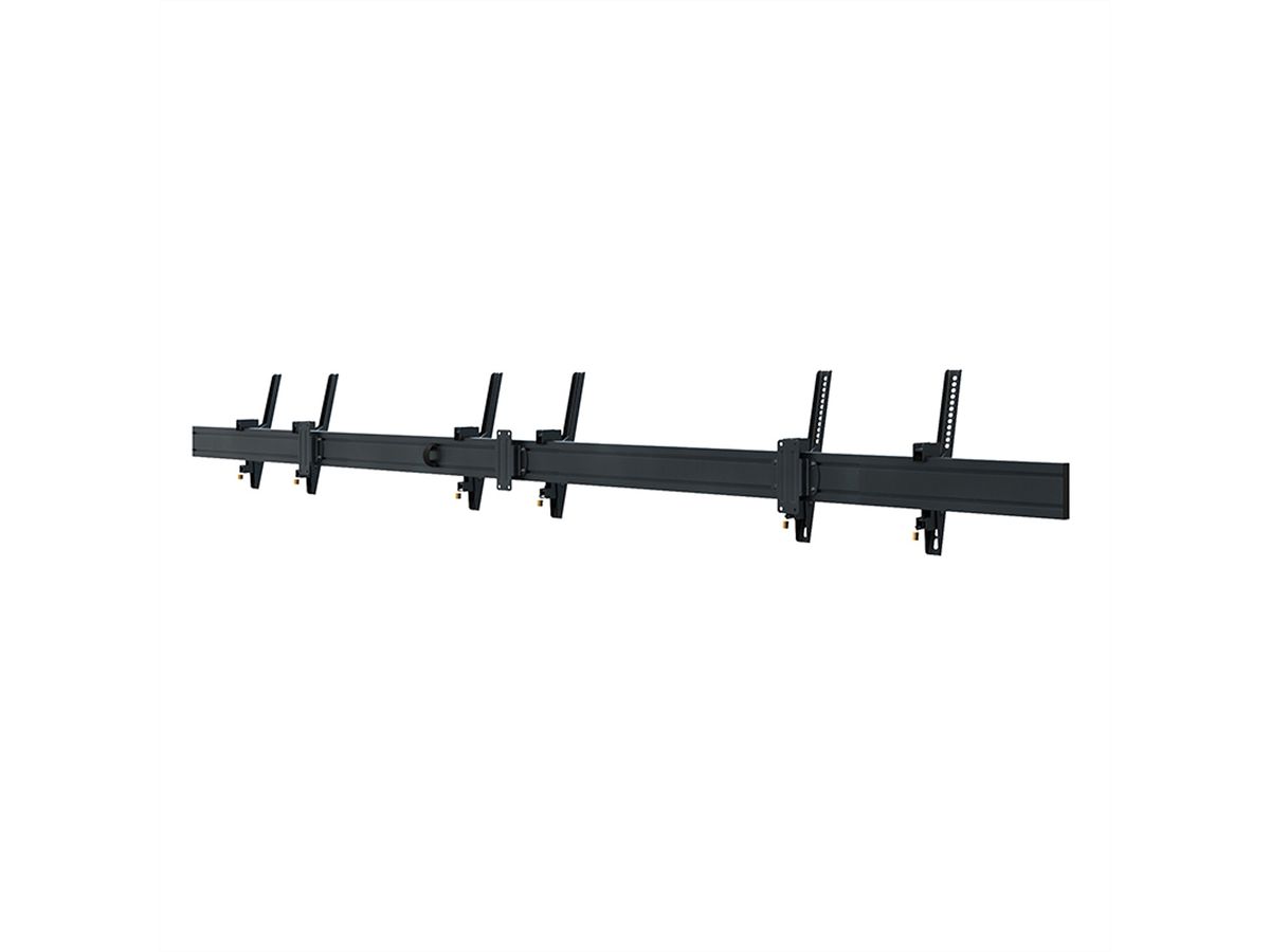Hagor Menuboard CPSW3L 46-65" Menuboard support mural pour 3 écrans, Adaptation pour barre de son
