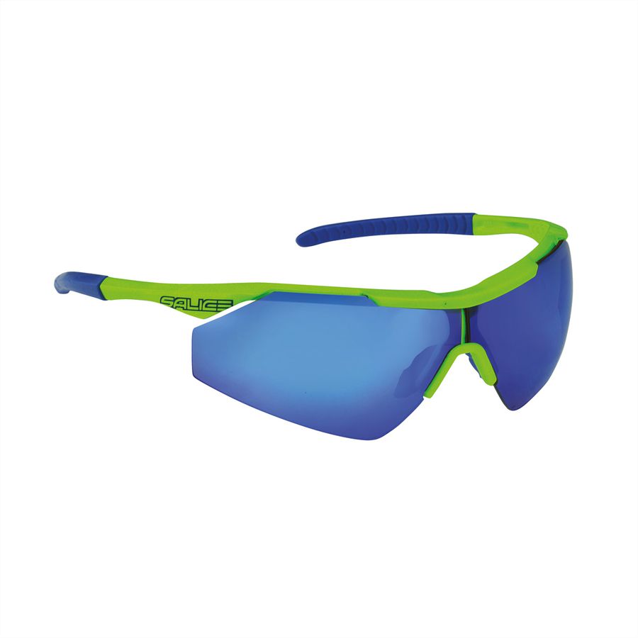 Salice Occhiali Lunettes de sports 004RW, Flo Green / RW Blue