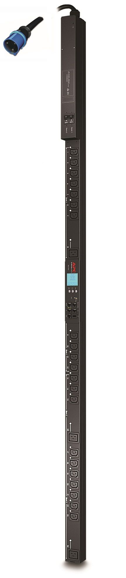 APC Switched Rack PDU unité de distribution d'énergie 24 sortie(s) CA 0U Noir