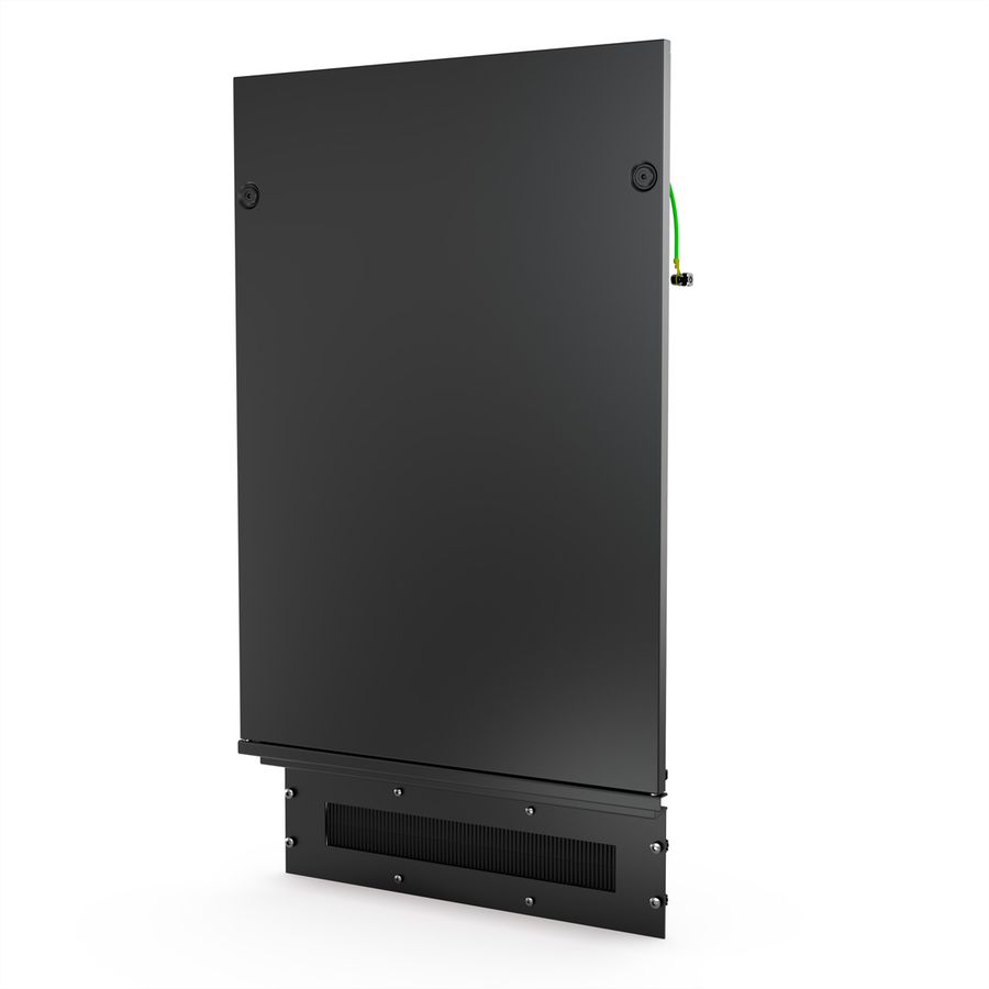 SCHROFF Novastar, panneau arrière avec passage de câbles, RAL 7021, 20 U 553W