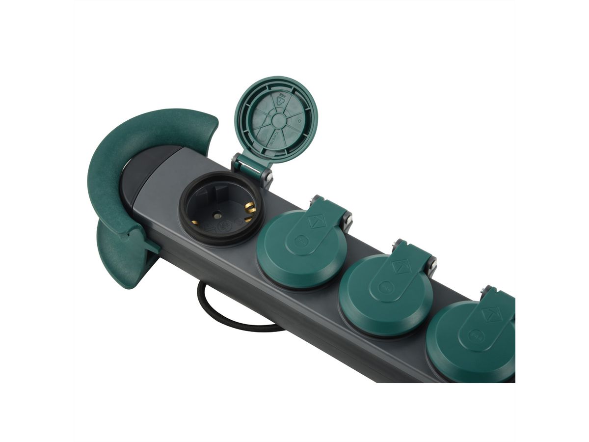 BACHMANN HOOK Outdoor 4x contact de protection, 16A/400V, 4 m