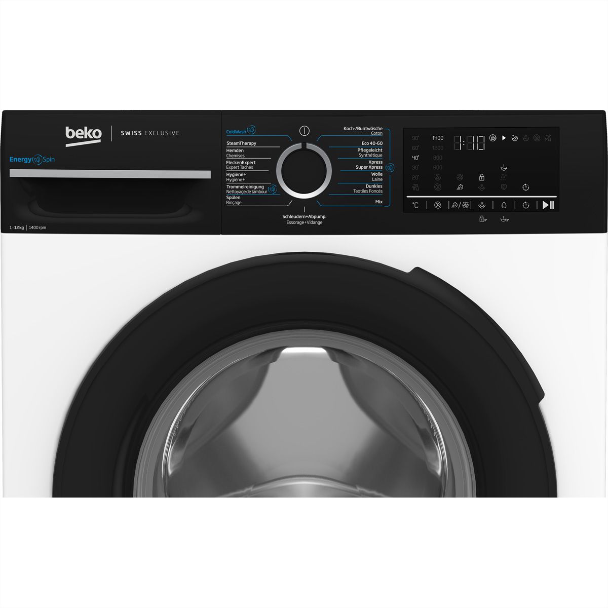 Beko lave-linge WM232, 12kg, A, blanc