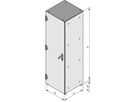 SCHROFF Varistar EMC Cabinet avec porte perforée, 2000H 600W 800D