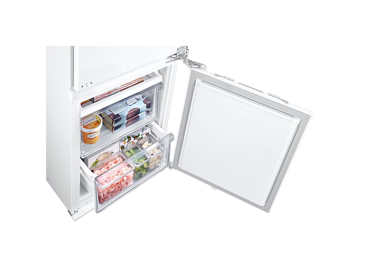 Samsung Frigo-congélateur intégré BRB26612EWW, gauche, 267L, blanc