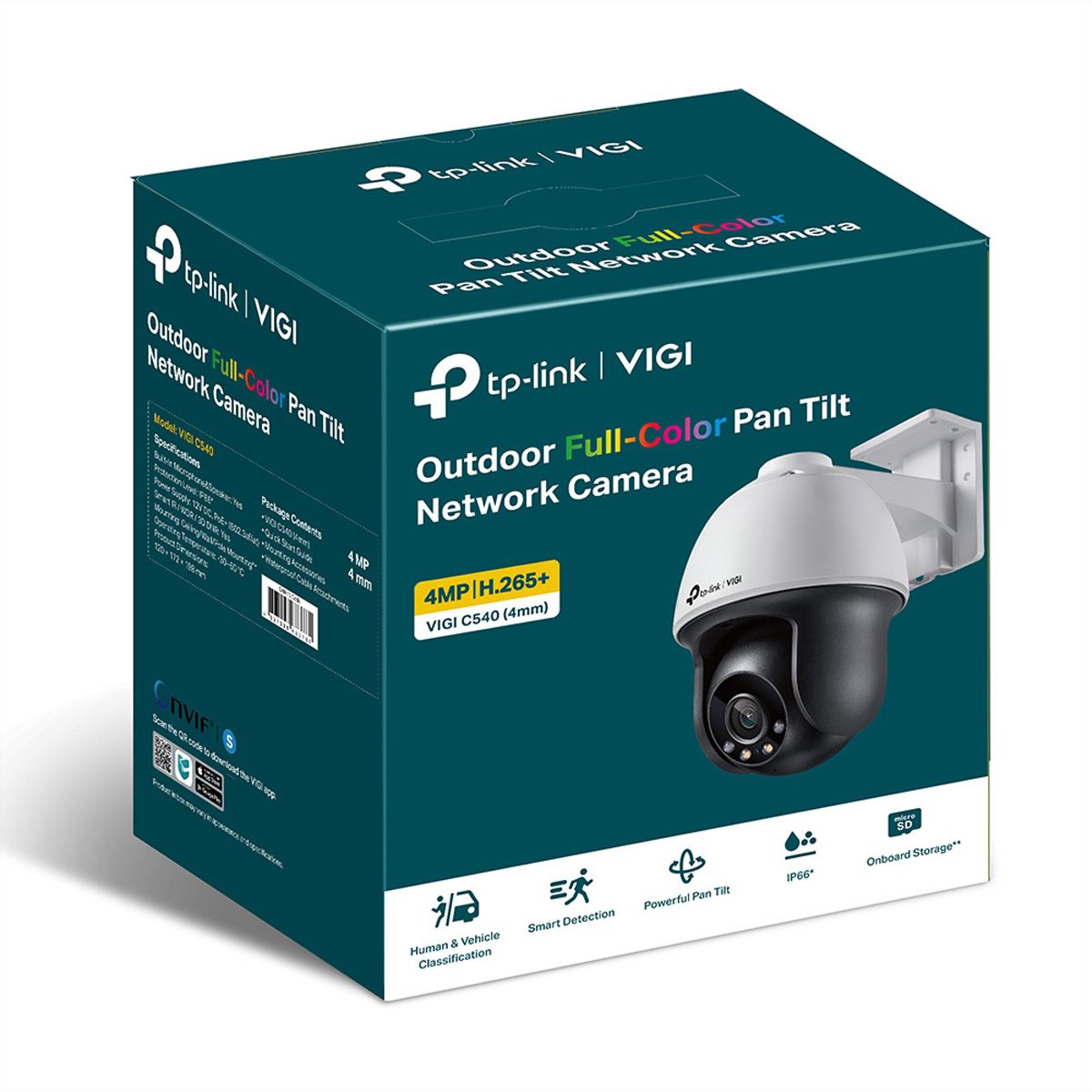 TP-Link VIGI C540(4mm) PT-Caméra 4 MP , 79°, IR-LED 30m