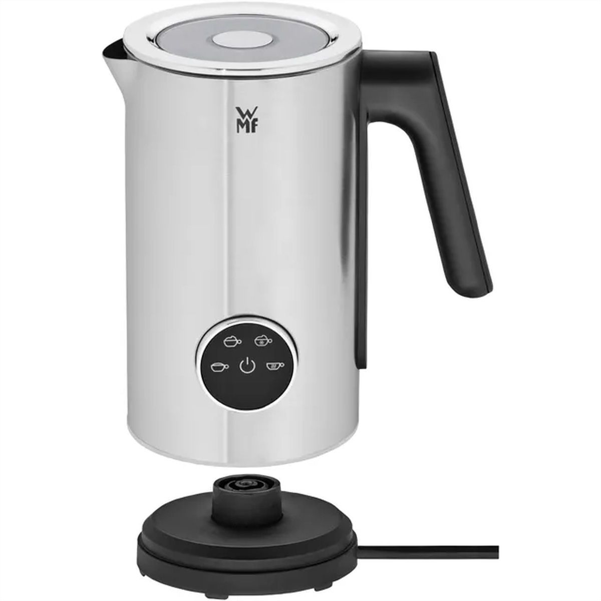 WMF Lumero Milchaufschäumer, 500 W, kabellos, Cromargan®, Matt