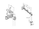 VALUE LCD-Arm Trägerstange, 4 Gelenke, Tischmontage