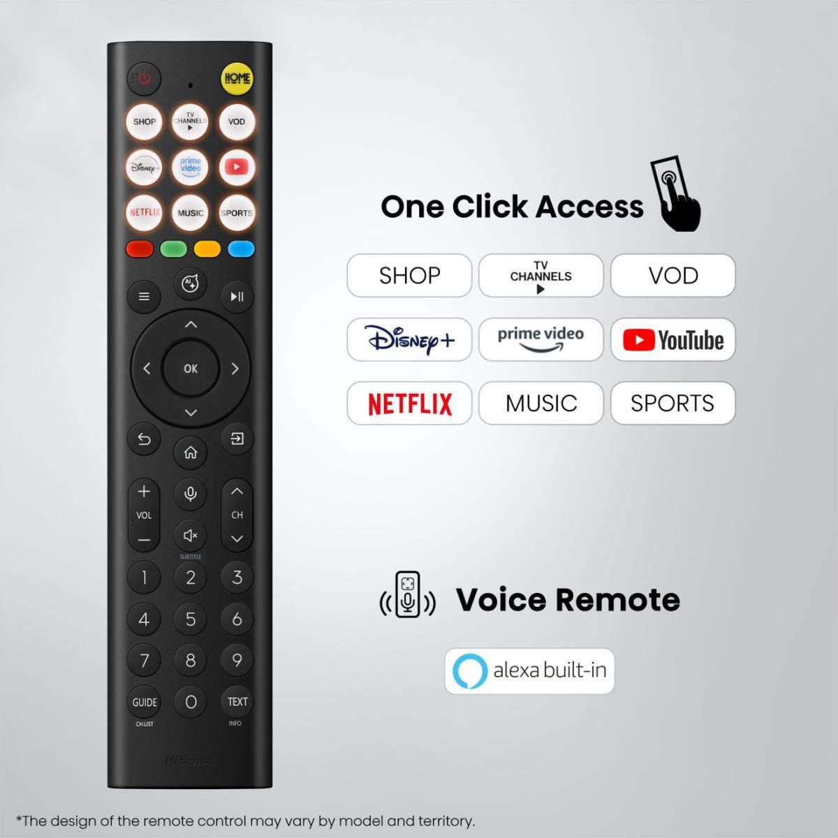 Hisense TV 55U7SE 55", Mini-LED 4K, 144Hz, 1300 Nits
