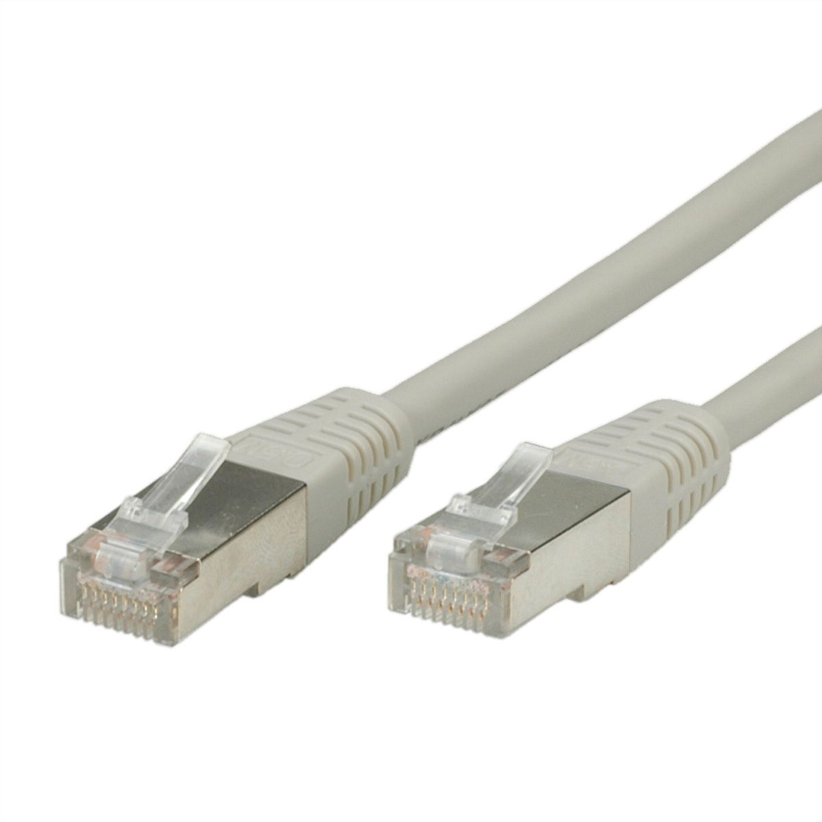 Cordon VALUE Cat.6 (Classe E) S/FTP (PiMF), gris, 1 m