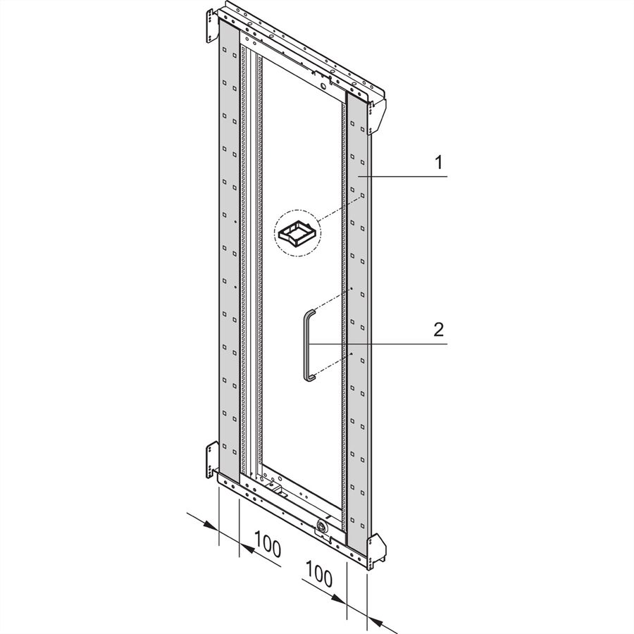 SCHROFF SCHWENKRAHM.BLENDE 33HE ASSY