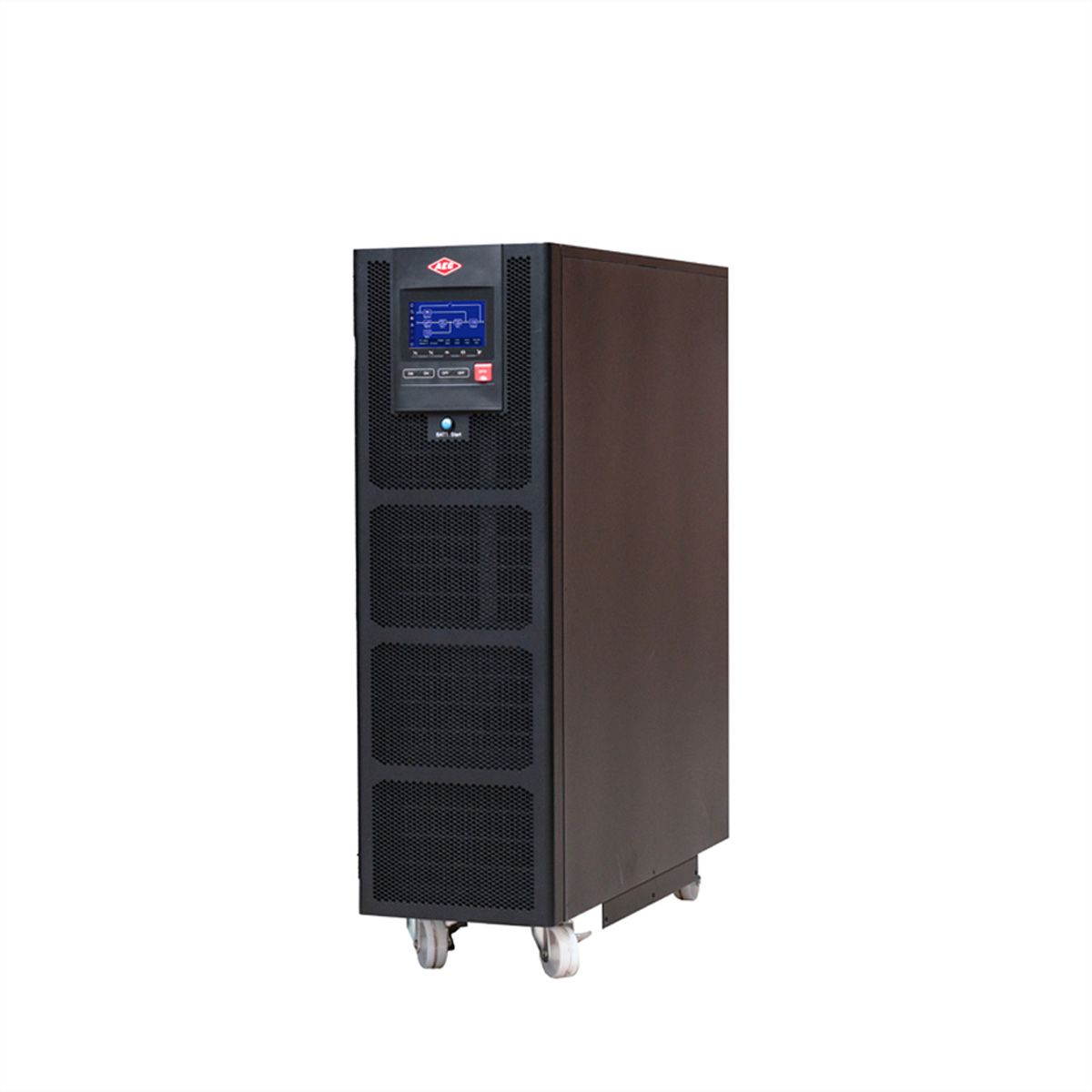 AEC IST7 20kVA - Online Tower USV –  150x 9Ah Batterien – 25 Min. Autonomie bei 100% Last, mit internen Batterien – 30x 9Ah LL & externer Batterieschrank BB5 mit 120x 9Ah LL