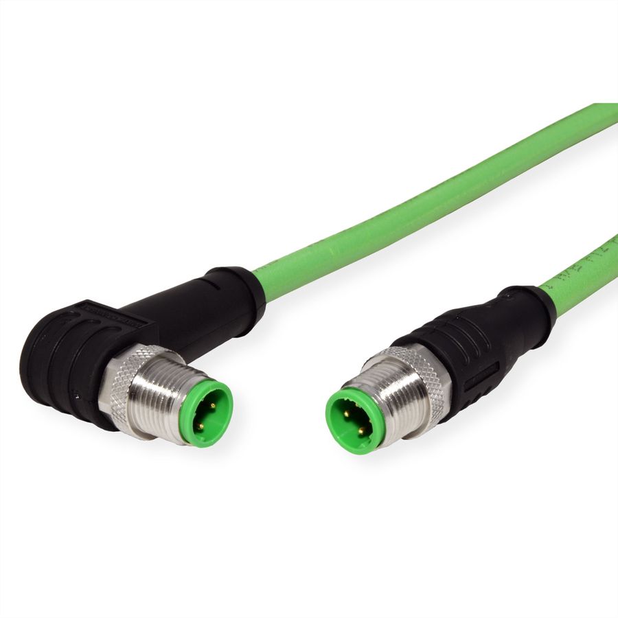 METZ CONNECT Câble Ethernet industriel M12, codage D, 10 m