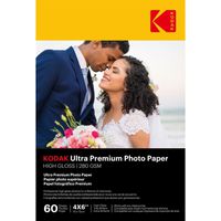 Kodak Photo Paper - 60 Blatt A6, 280g/m², 10cm x 15cm, haute brillance