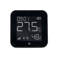 Shelly Luft & Feuchtsdisplay Blu , Zigbee, schwarz