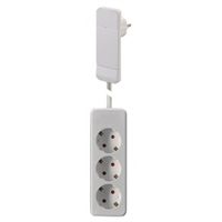 BACHMANN SmartPlug fiche plate, blanc, 1,6 m
