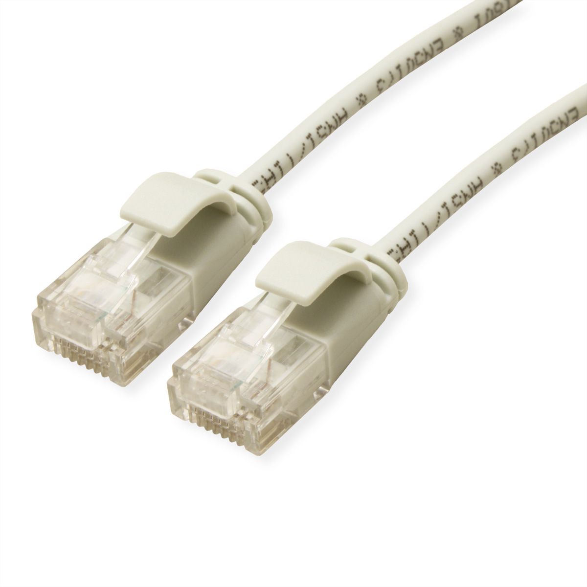 ROLINE UTP DataCenter Patchkabel Cat.6A (Class EA), LSOH, slim, grau, 1,5 m