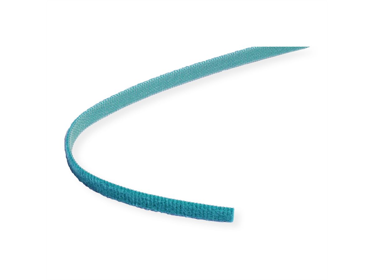 VELCRO® One Wrap® Bande 10 mm, turquoise, 25 m