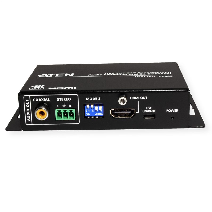 ATEN VC882 Répéteur HDMI True 4K avec intégration et extraction audio