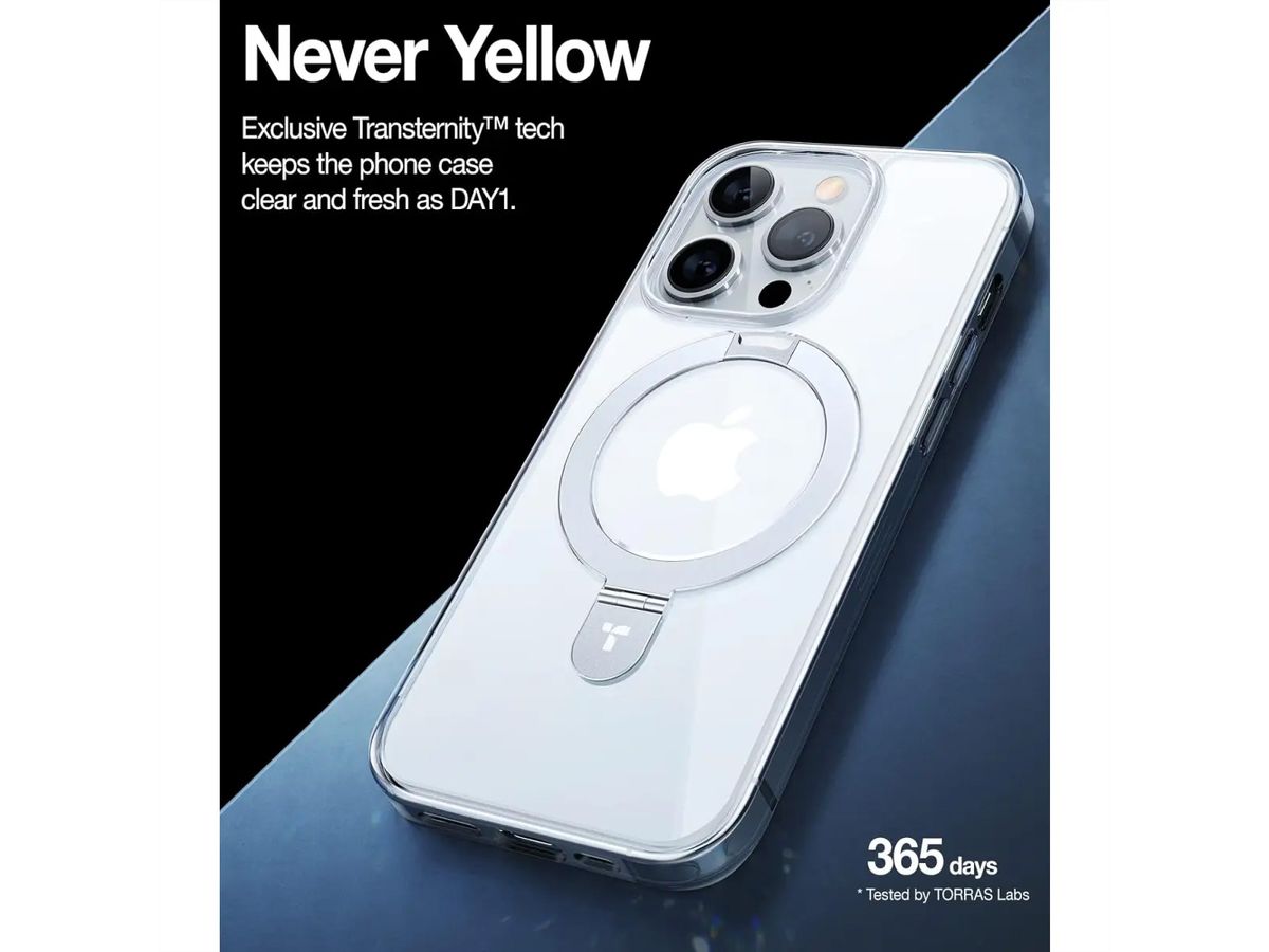 Torras UPRO Ostand Case, iPhone 13 Pro, MagSafe, transparent