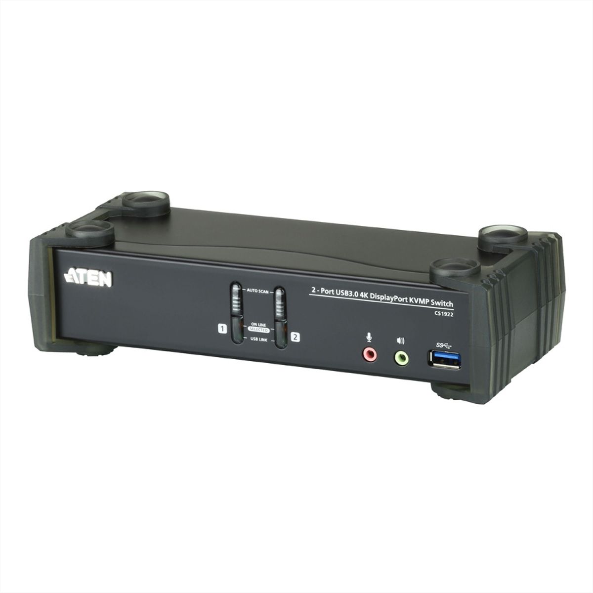ATEN CS1922 2-Port USB 3.0 4K DisplayPort KVM Switch