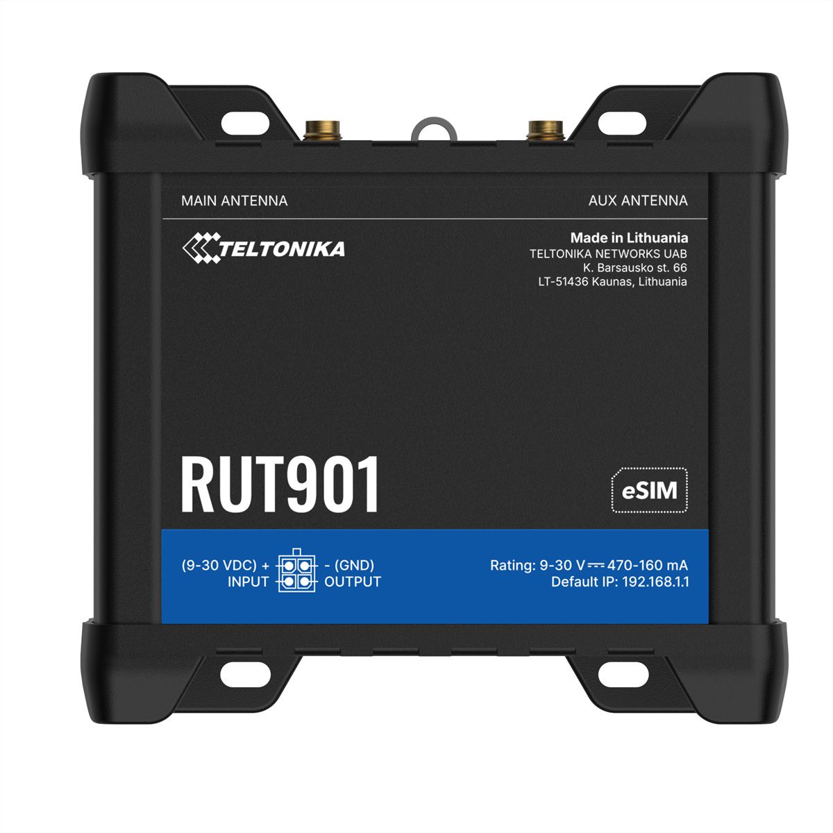 TELTONIKA RUT901 Routeur LTE/4G avec eSIM