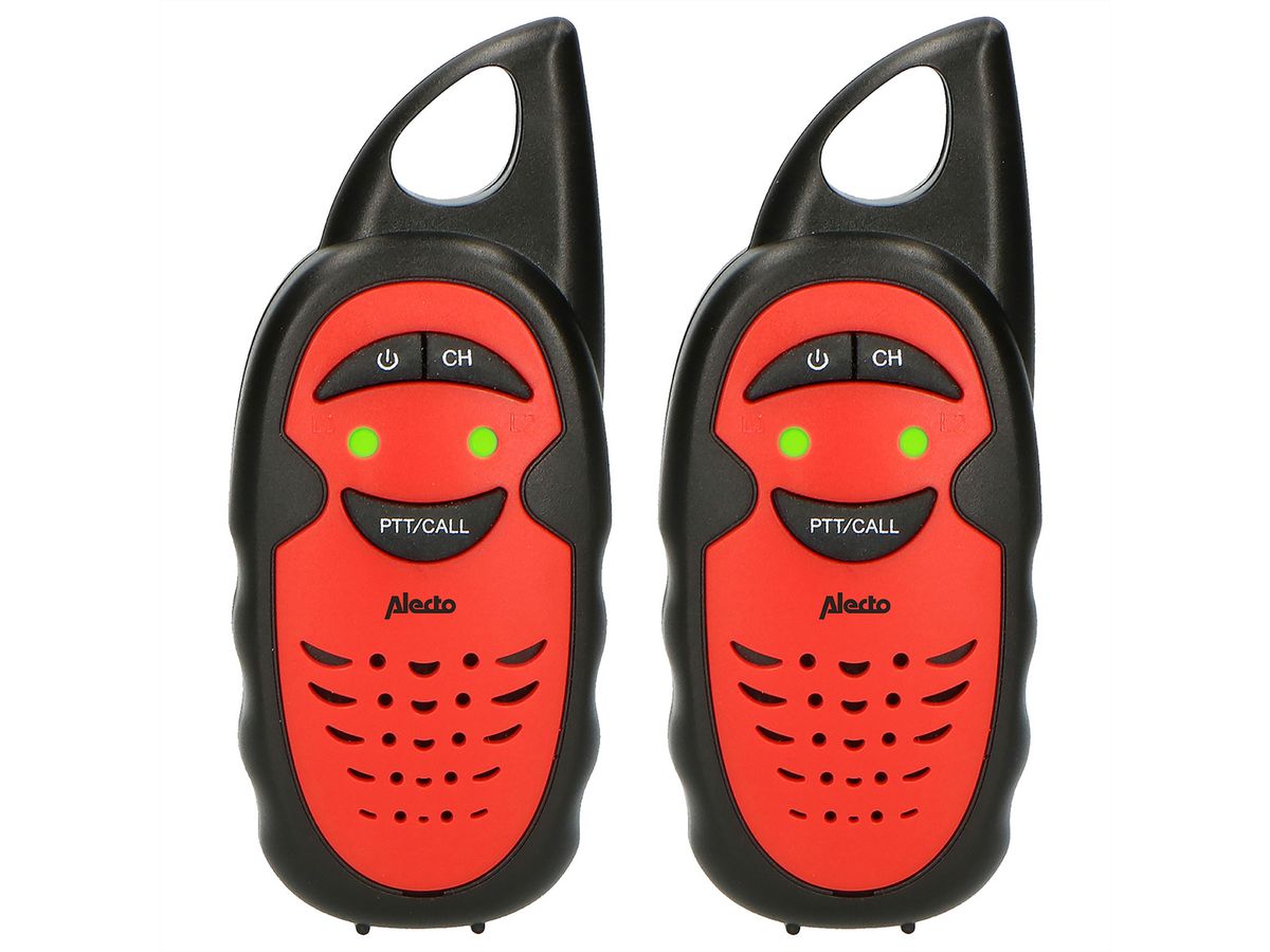 Alecto Walkie Talkie FR-05RD, Rot/Schwarz