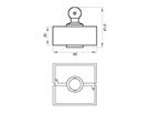BACHMANN Kabelschlange® Quadro argent