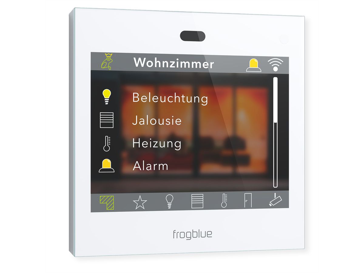 frogblue frogDisplay V2, Touchscreen-Steuerung