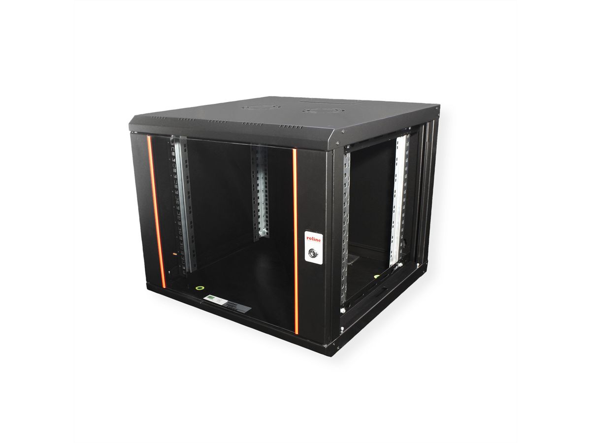 ROLINE 19-Zoll Wandgehäuse Pro 9 HE, 600x600 BxT schwarz