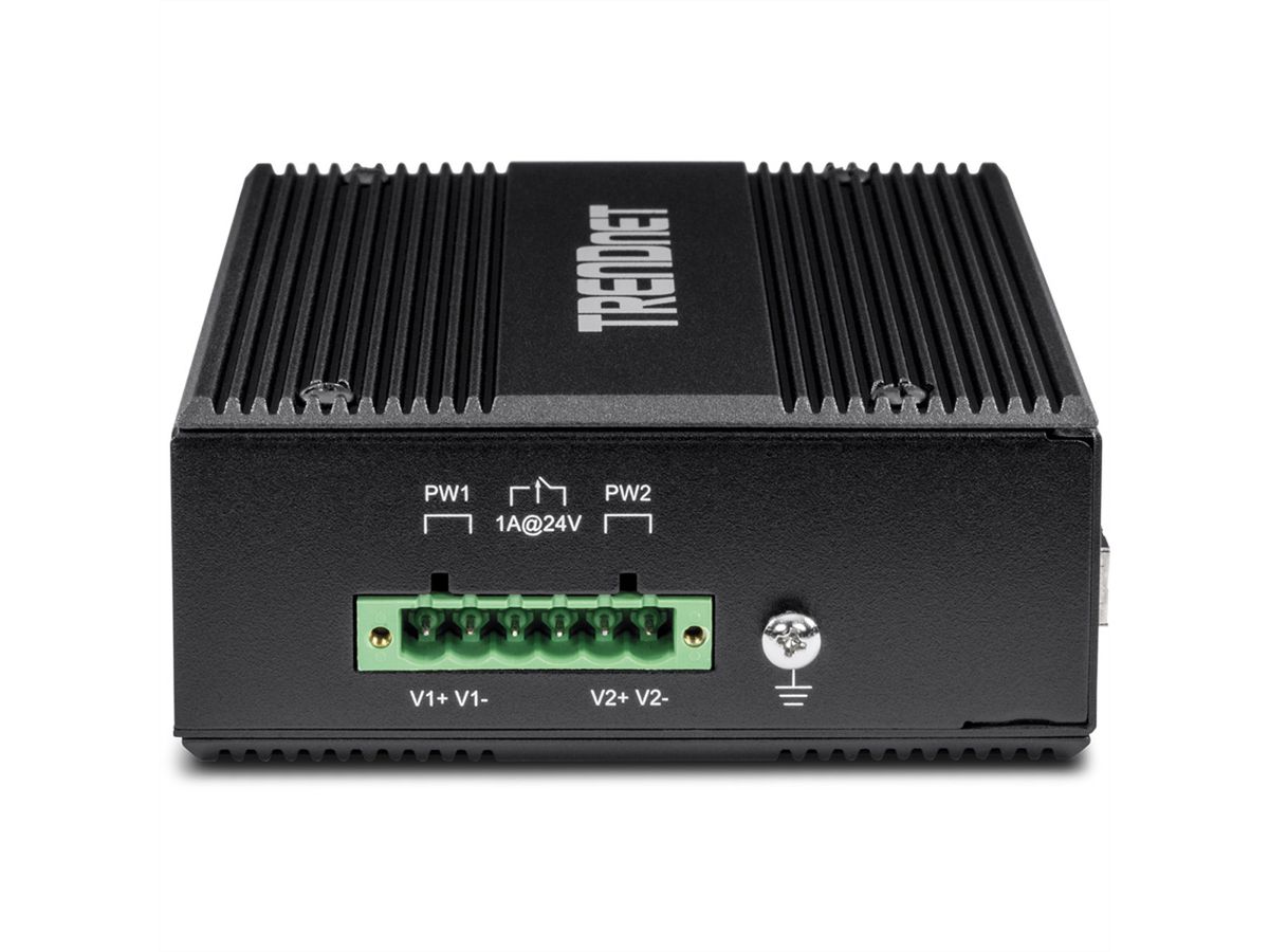TRENDnet TI-PG62B 6port Switch PoE+ 2SFP Industrial Gigabit