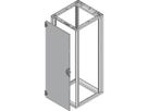 Porte en acier Novastar SCHROFF, Angle d'ouverture à 180°, RAL 7021, 38 U 553W