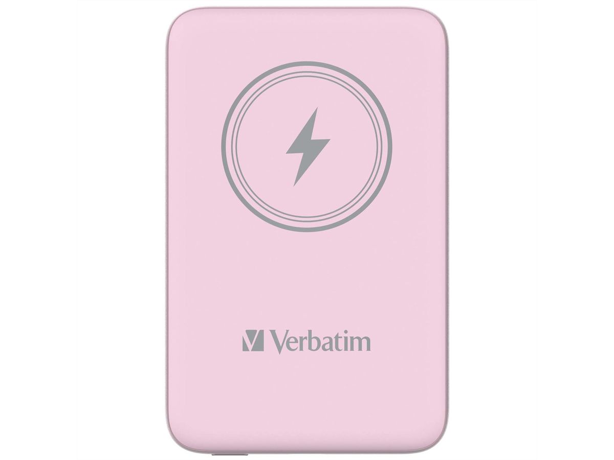 Verbatim Powerbank 10000 mAh Pink, 15W, PD20W, USB-C